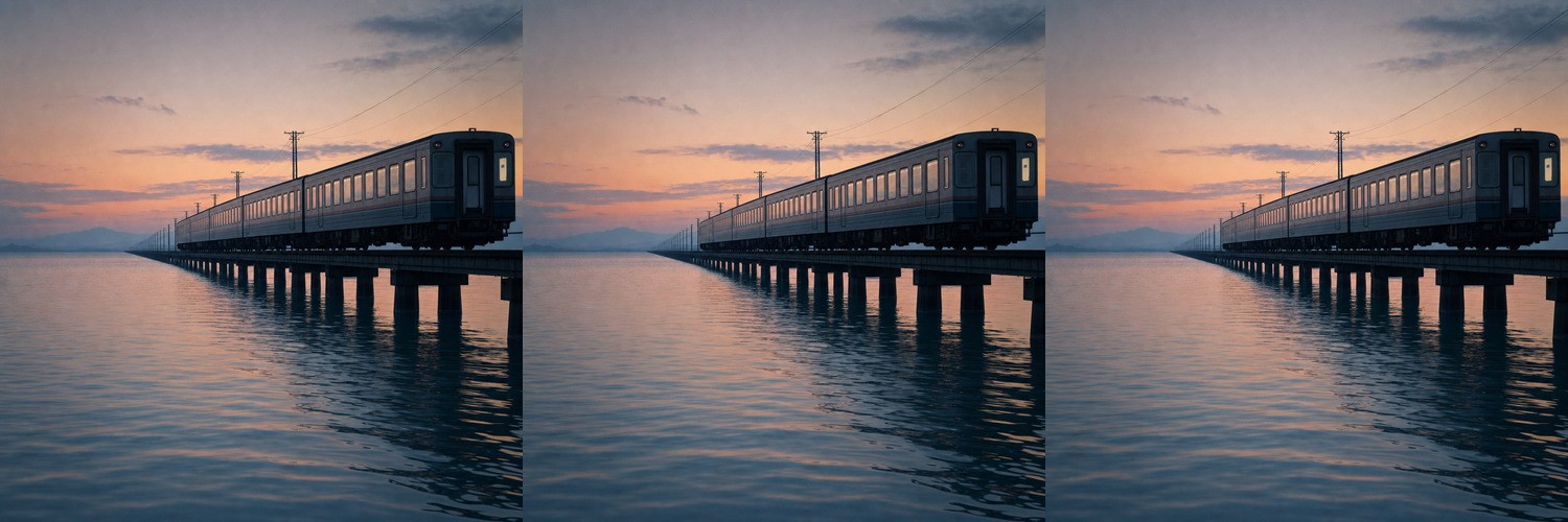 A Train Across Water